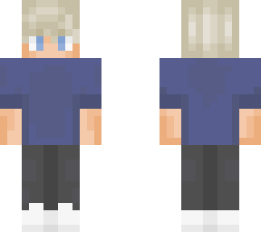 blue shirt guy