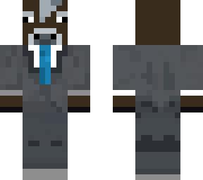 cow in a suit