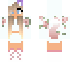 cute girl, with ribbon for technoblade?