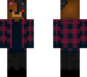 cyborg bear lumberjack