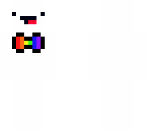 derp with rainbow tie