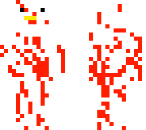 duck with blood