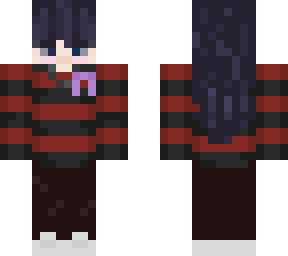 emo girl w/ lavander ribbon