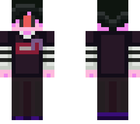 fixed skin with the cancer ribbon to show support to ppl with cancer