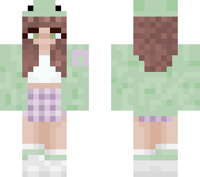 girl dino with techno support