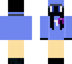 girl quackity with the purple ribbon