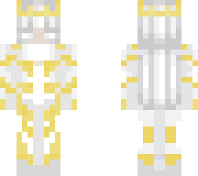 gold and white knight