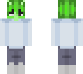 green alien/martian person