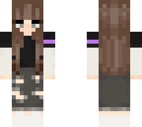 grunge girl w/ lavender ribbon