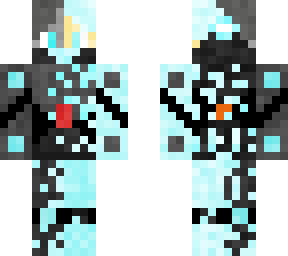 half iced skin cyborg