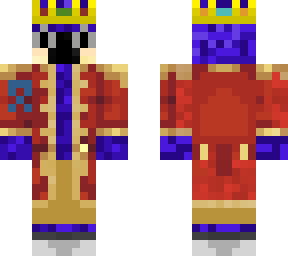 king birb with technoblade ribbon