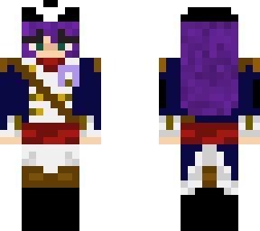 l'manburg girl skin with lavender ribbon