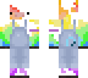 lgbt cow with cancer awareness ribbon