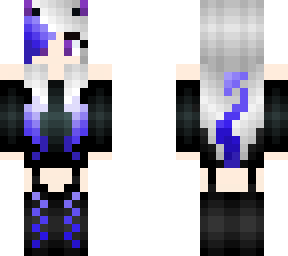 maniax e-girl demon sklin