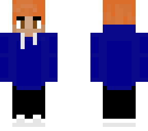 me in a blue hoodie