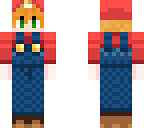 me in a mario suit