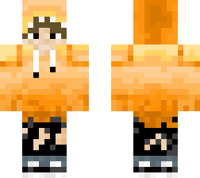 minecraft orange dragon boy
