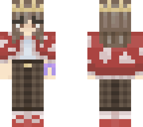 mushroom queen w/ ribbon