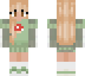 mushroom themed girl skin