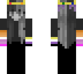 my new main skin with cancer ribbons
