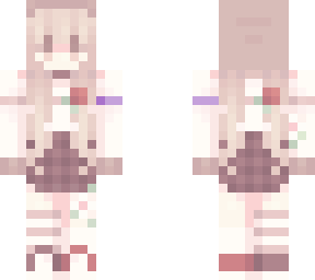 my skin but with cancer ribbon (for technoblade and everyone else with cancer)