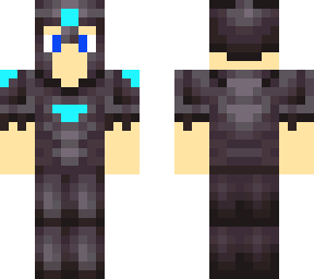 netherite armored person