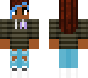 new skin + lavender ribbon