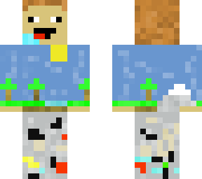 noob with earth costume