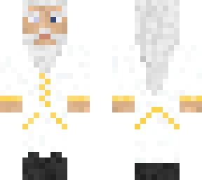 old man: white