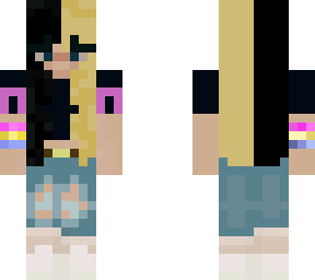 pan girl with 2 cancer ribbons :>