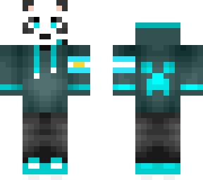 panda gamer - color cian