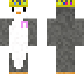 penguin purple ribbon