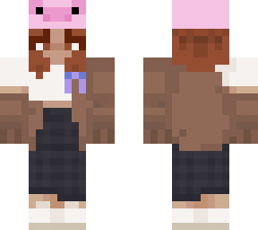 pig brownie girl with red hair #technosupport