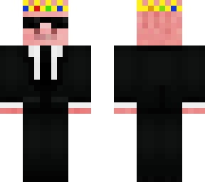 pig with suit
