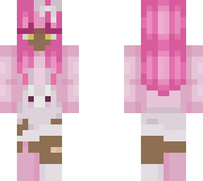 pink bunny girl