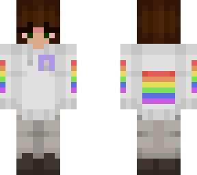 pride girl white hoodie with cancer awareness ribbon!