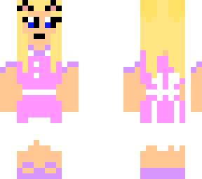 purple and pink girl