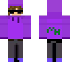 purple hoodie