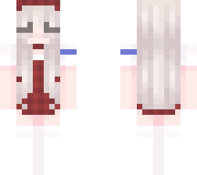 red and white girl