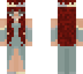 red head moon dress