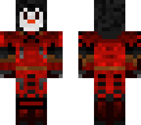 red samurai penguin (no helmet)