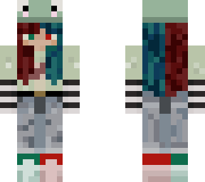 split haired frog outfit