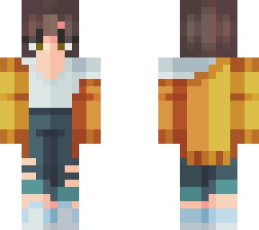 talia orange sweater