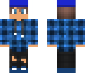 the skin with the hat