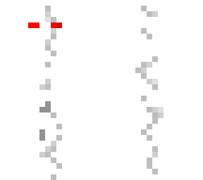 white herobrine with red eyes