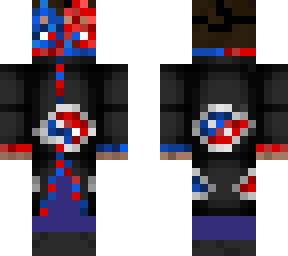 akatsuki steve red and blue