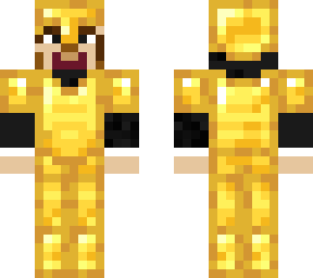 beard gold armor man