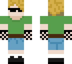 blonde non-binary skin