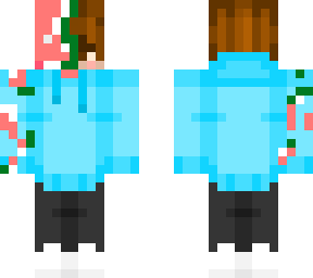 blue hoody classic boy but corrupted