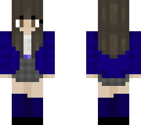 blue uniform girl